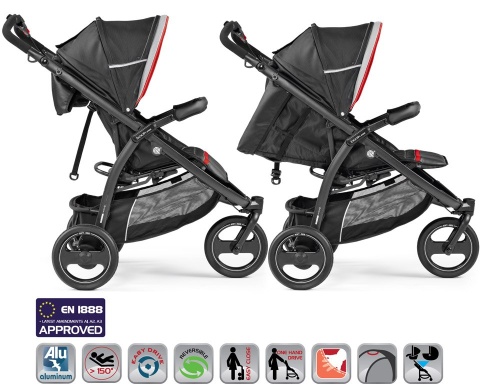 Wózek 3w1 Peg-Perego Book Cross Completo Modular  