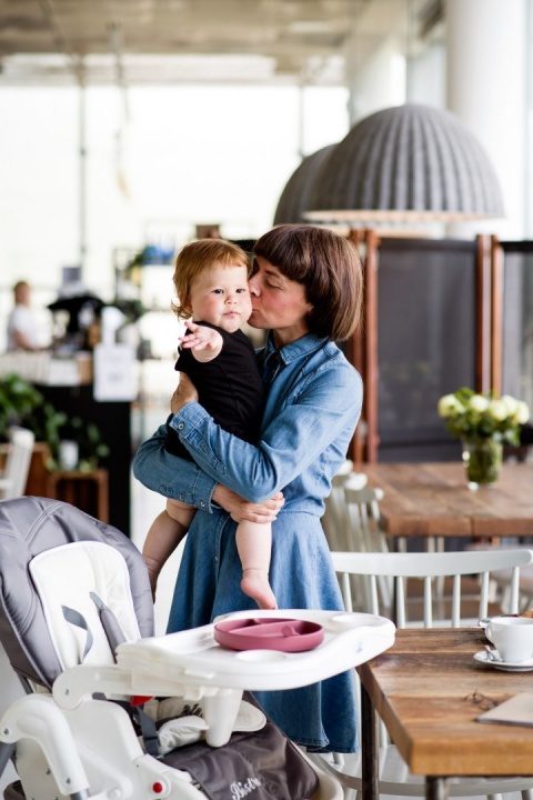 BISTRO CARETERO KRZESEŁKO DO KARMIENIA - Navy