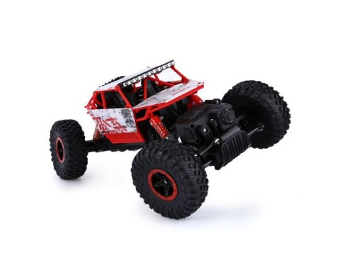 Samochód Zdalnie Sterowany Auto Rc ROCK CRAWLER 2.4GHz 1:18Czerwony