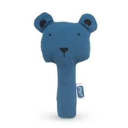 Jollein - Grzechotka piszcząca Squeaker Animal Club Steel Blue