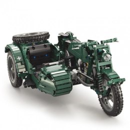 Motocykl wojskowy - klocki CADA - zdalnie sterowany (629 klocków)