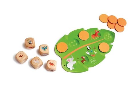 Gra planszowa dla 4 latków - Scratch Lotto Bingo Dżungla YAM