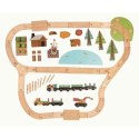 Drewniana kolejka - Podróż po lesie, Tender Leaf Toys