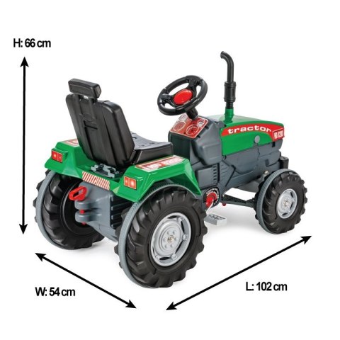 WOOPIE Traktor na Pedały Farmer ClassicTrac z Klaksonem Ciągnik