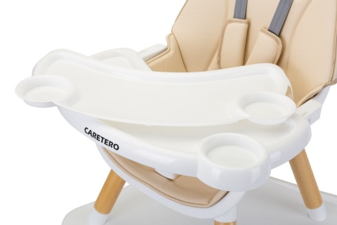 CARETERO TUVA KRZESEŁKO DO KARMIENIA 2w1 - BEIGE