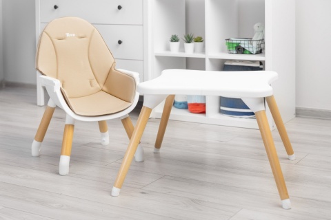 CARETERO TUVA KRZESEŁKO DO KARMIENIA 2w1 - BEIGE