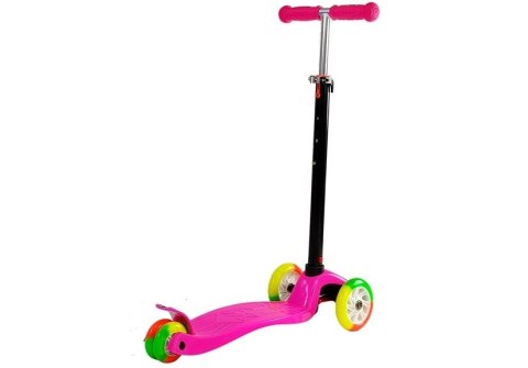 Hulajnoga Dziecięca Trójkołowa Balansowa Model 913 Różowa