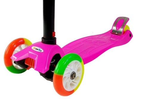 Hulajnoga Dziecięca Trójkołowa Balansowa Model 913 Różowa