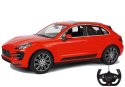 Auto R/C Porsche Macan Turbo Rastar 1:14 Czerwone na pilota