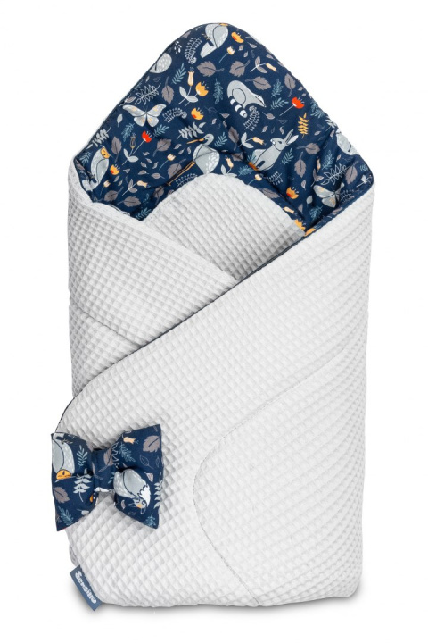 Dwustronny Rożek Becik Niemowlęcy Wafel Sensillo - KRAINA ZWIERZĄT