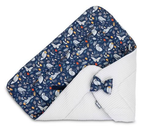 Dwustronny Rożek Becik Niemowlęcy Wafel Sensillo - KRAINA ZWIERZĄT