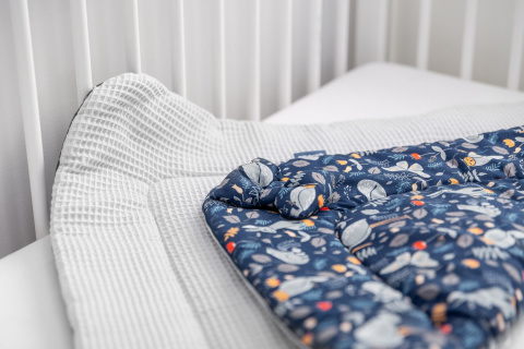 Dwustronny Rożek Becik Niemowlęcy Wafel Sensillo - KRAINA ZWIERZĄT