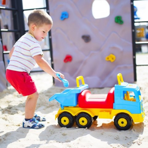 WADER QT Wywrotka 3w1 Pchacz Jeździk Do Piaskownicy