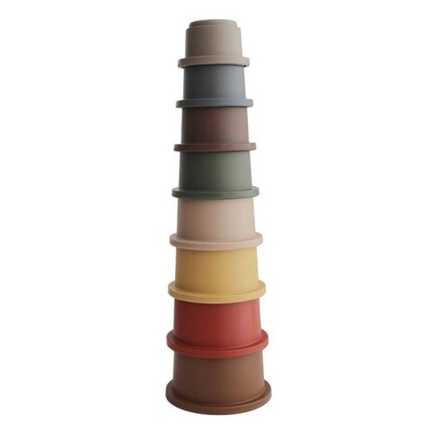 Mushie - Wieża z kubeczków Stacking Tower RETRO