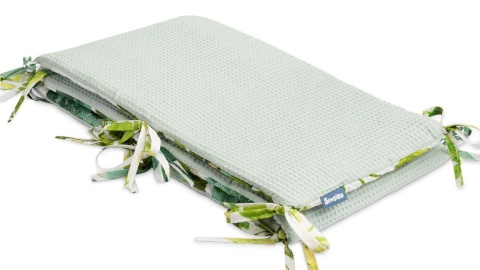 Cienki ochraniacz do łóżeczka Wafel Sensillo - EUKALIPTUS MIĘTOWY