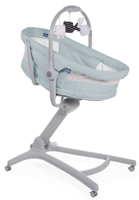 BABY HUG AIR ANTIGUAN SKY 4w1 leżaczek kołyska krzesełko do karmienia Chicco