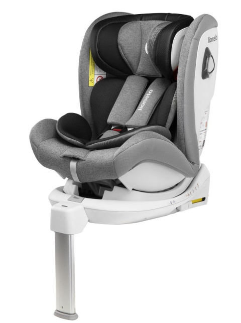 BRAAM Lionelo 0-36 kg obrotowy 360° fotelik samochodowy z Isofix - Stone