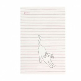 Średni zeszyt - felines - koty - stay pawsitive (pink) SANTORO LONDON