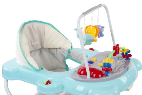 Chodzik kotek z pałąkami - turkusowo szary