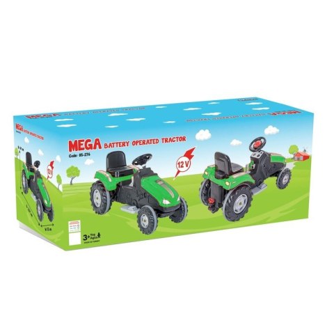 WOOPIE Traktor na Akumulator Farmer PowerTrac 12V Zielony