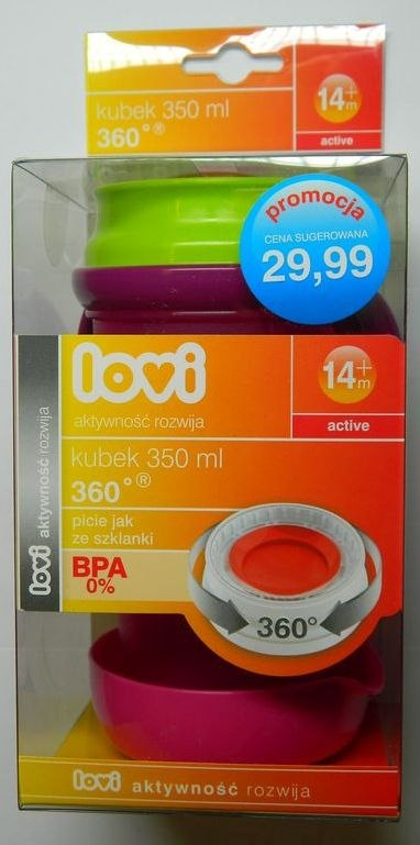 1/554 1/555 360 KUBEK LOVI Z UCHWYTAMI 250ML JUNIOR