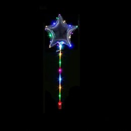 Balon LED świecący na powietrze/hel gwiazdka