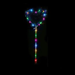 Balon LED świecący na powietrze/hel serce