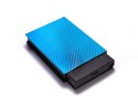 Folia rolka carbon 4D niebieska 1,52x30m