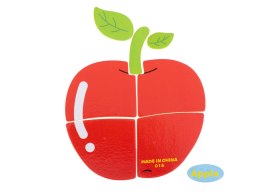 Układanka drewniana dopasuj kształty jabłko