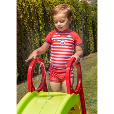 WOOPIE Duża Zjeżdżalnia Sunny 180 cm z Natryskiem Wodnym Ślizg Wodny