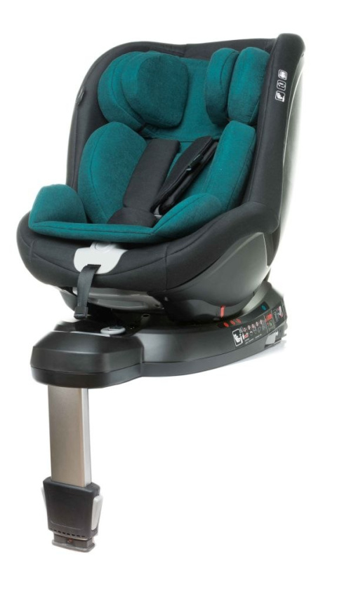 NANO-FIX 4Baby Fotelik samochodowy 360° 0-18 kg I-size - DARK TURKUS