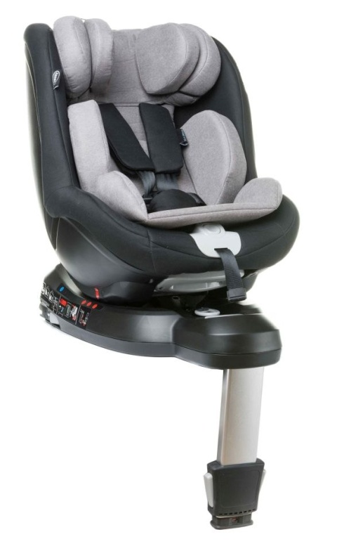 NANO-FIX 4Baby Fotelik samochodowy 360° 0-18 kg I-size - GREY