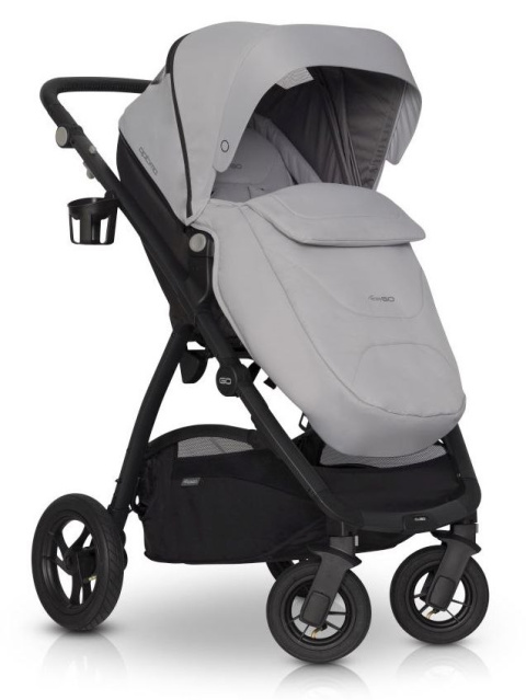 OPTIMO 3w1 EasyGO do 22 KG wózek głęboko-spacerowy z fotelikiem Starter 0m+ - Pearl