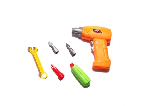 Wkrętarka wiertarka śrubki klocki konstrukcyjne zestaw majsterkowicza walizka 181 elementów