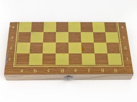Szachy drewniane 29x15x3 cm 164864