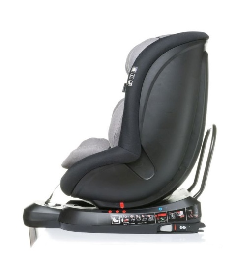 NANO-FIX 4Baby Fotelik samochodowy 360° 0-18 kg I-size - GREY
