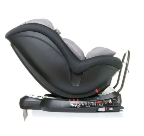 NANO-FIX 4Baby Fotelik samochodowy 360° 0-18 kg I-size - GREY