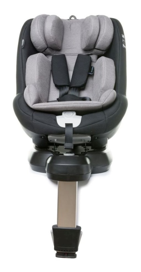 NANO-FIX 4Baby Fotelik samochodowy 360° 0-18 kg I-size - GREY