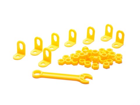 Wkrętarka wiertarka śrubki klocki konstrukcyjne zestaw majsterkowicza waliza 237 elementów