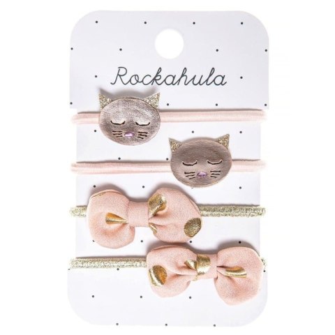 Rockahula Kids - 4 gumki do włosów Clara Cat