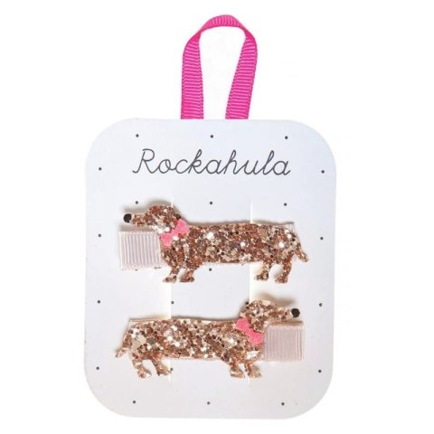 Rockahula Kids - 2 spinki do włosów Morris Sausage Dog