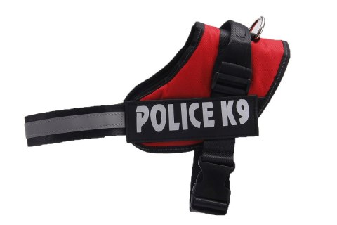 Szelki dla psa mocne XL 70-90cm Police K9 czerwone
