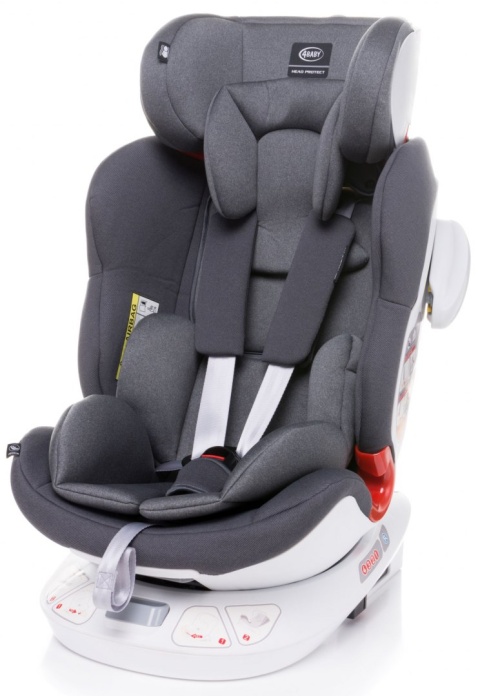 Space-fix fotelik isofix 4baby top tether 0-36kg Siedzisko 360 stopni - RED