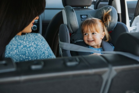 Space-fix fotelik isofix top tether 0-36kg 4baby Siedzisko 360 stopni - TURKUS