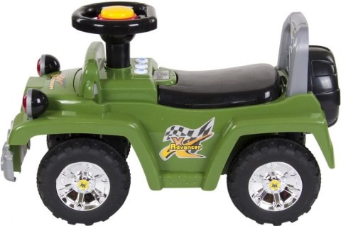Jeździk Jeep ze światłami - zielony