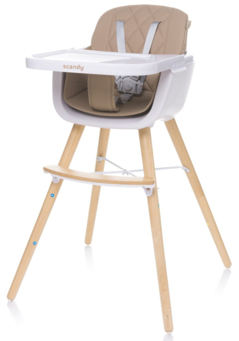 SCANDY 4Baby krzesełko do karmienia - BLACK