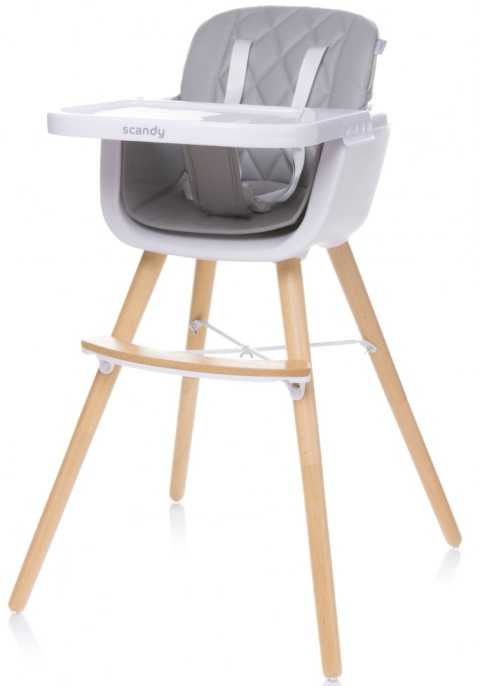SCANDY 4Baby krzesełko do karmienia - BLACK