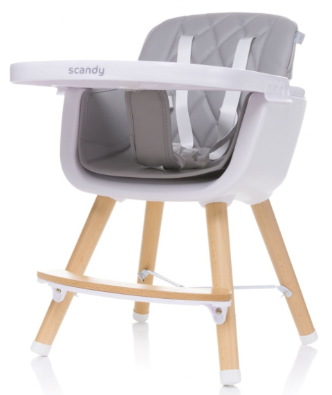 SCANDY 4Baby krzesełko do karmienia - BLACK