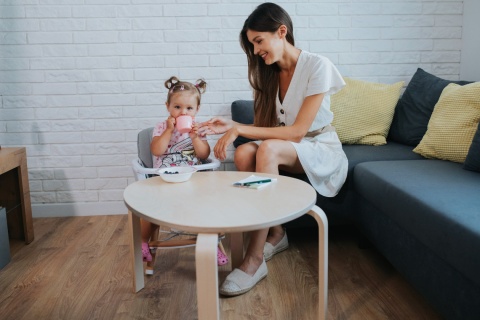 SCANDY 4Baby krzesełko do karmienia - BLACK