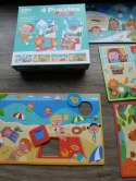 Puzzle 4 układanki Apli Kids - Cztery pory roku 3+